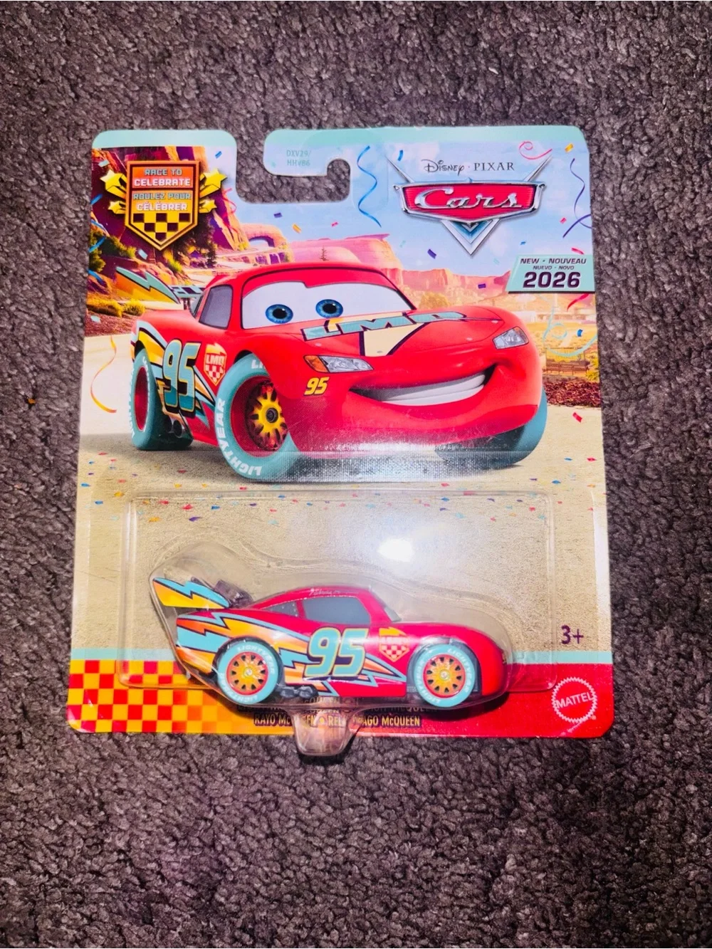 Disney Lightning McQueen Red and Yellow Die-Cast Car new edition cars